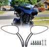 Harley Touring Softail Dyna Sportster Motorcycle Skull Teardrop Mirrors