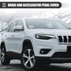 Jeep Cherokee (2014-2021) Black Blue Brake Accelerator Pedal Covers