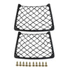 Car 2x Car Large Storage Net Plastic Phone Magazine Holder Elastic-Mesh Bag