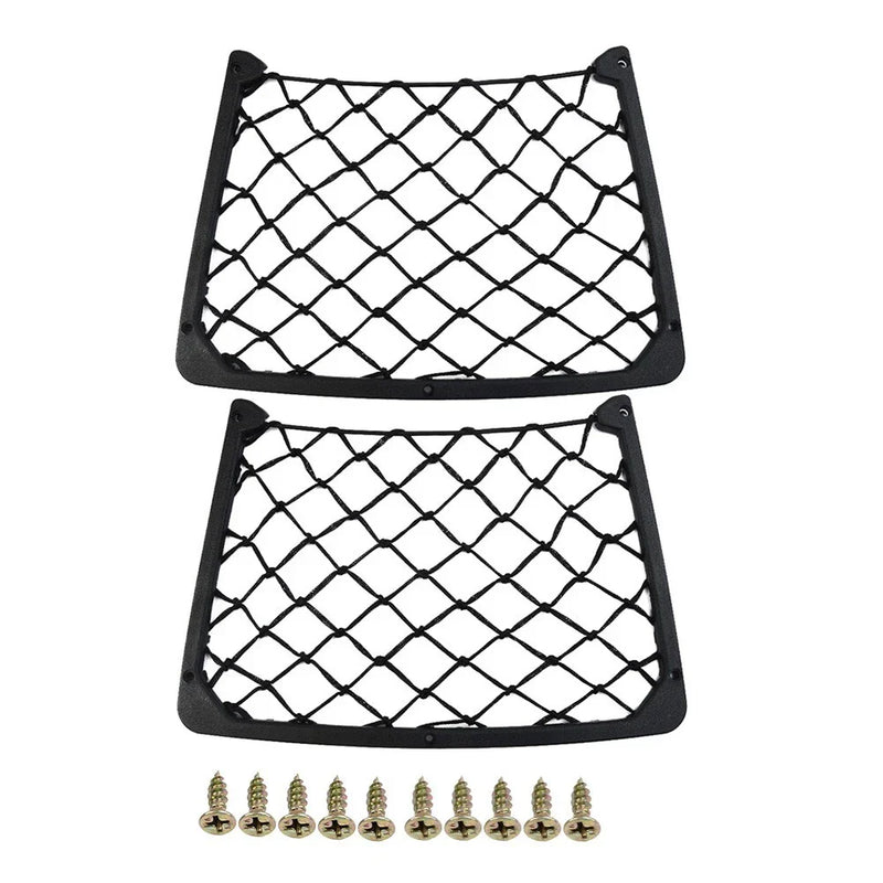 Car 2x Car Large Storage Net Plastic Phone Magazine Holder Elastic-Mesh Bag