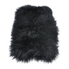 Car Black Sheepskin Center Console Armrest Cover