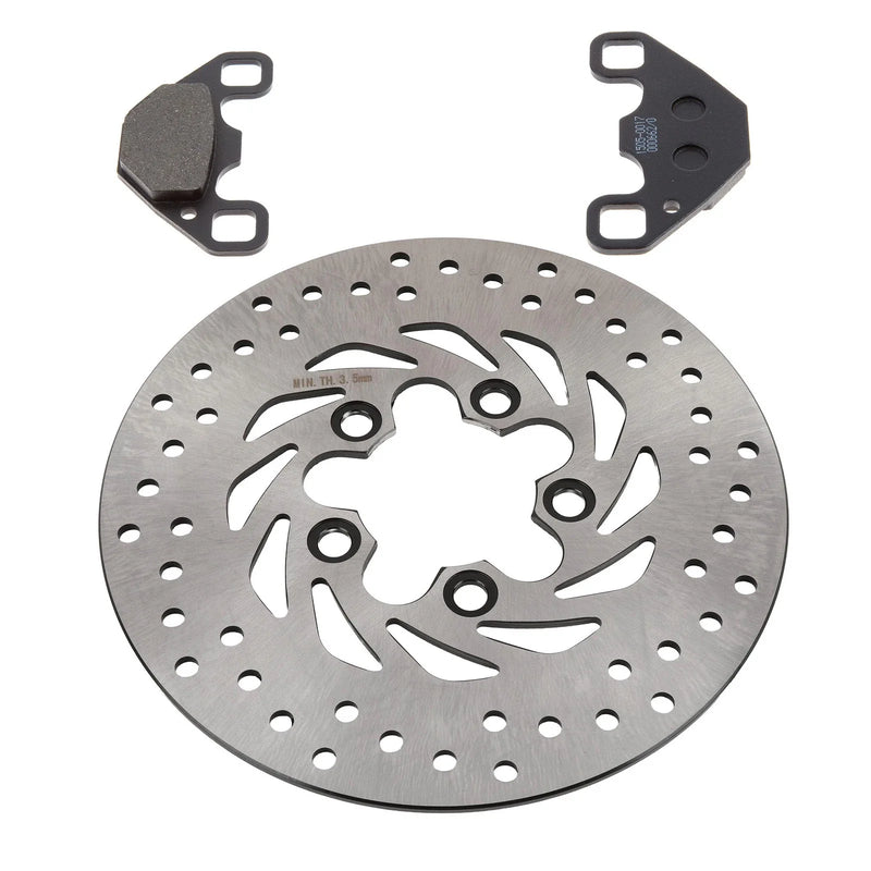 Polaris RZR 170 Rear Brake Rotor & Semi-Metallic Pads (2009–2016)