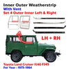 Rubber Weatherstrip Door Glass Seal Vent Fits 1975-84 Toyota Land Cruiser FJ40