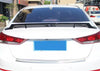 Hyundai Elantra Sedan Rear R Style Spoiler Wing Glossy Black (2017-2018)