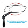 Bicycle Bike 20-24mm Handlebars Rear View Mirror
