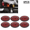 Car Bus Truck Trailer Camper Van 3 x LED Oval Side Marker Lights