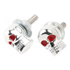 License Plate Chopper Custom M6 Skull Screws