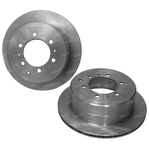 Toyota Landcruiser FZJ80 HDJ80 HZJ80 2x Rear Disc Brake Rotors (1992-1998)