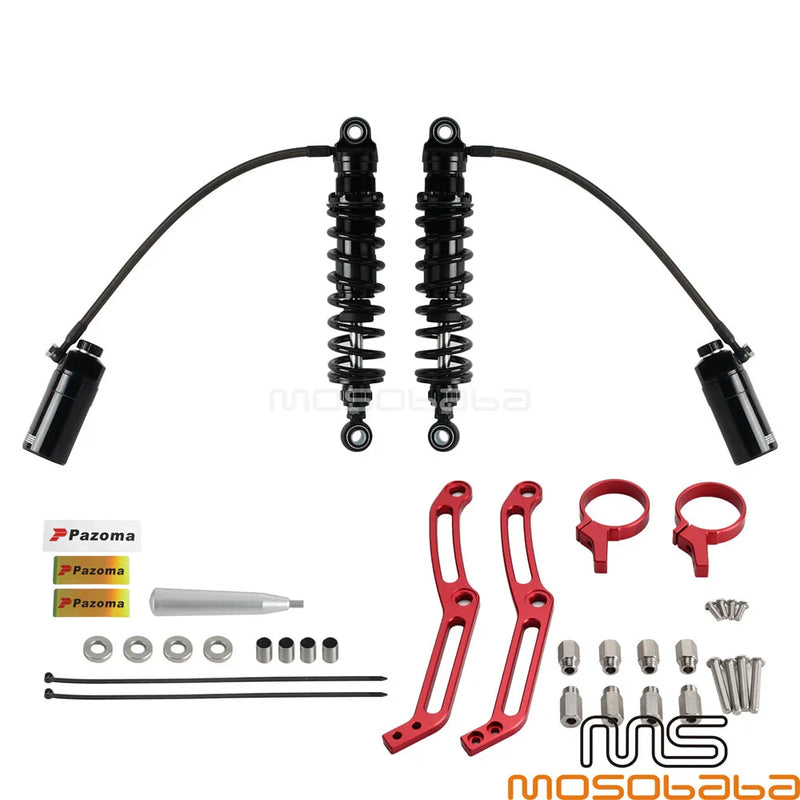 Harley Touring Road Glide Road King Remote Reservoir Shocks Mount Set (2014-2023)