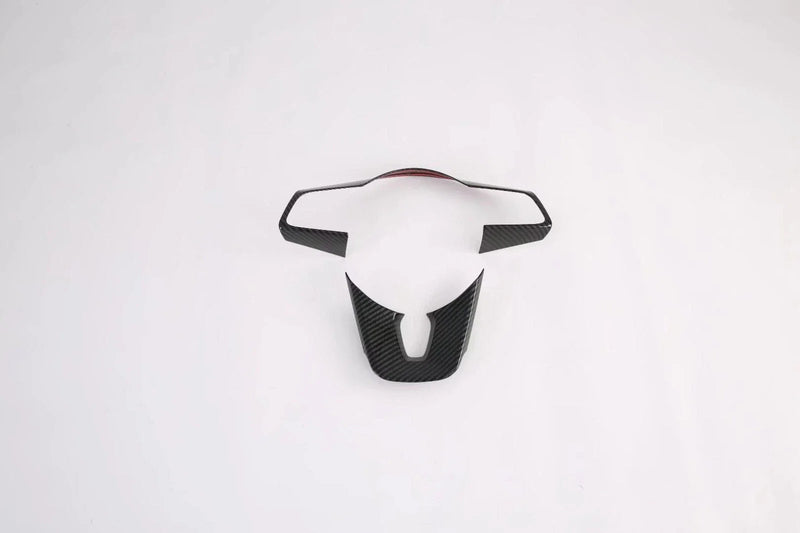 Kia Forte K3 2 x pcs Fiber Steering Wheel Lid Set Full Cover Trim (2019-2021)