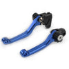 YAMAHA WR 250F WR 450F Blue Pivot Brake Clutch Levers (2001-2016)
