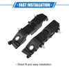Kia Forte (2010-2013) - Black Cover Front Bumper Brackets