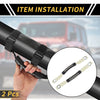 Jeep Wrangler Roof Rope Handle with Hole White 2 x Roll Bar Grab Handles