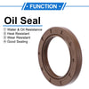 Make Model Oil Seal 2 x Seal Ring Rotary Shaft Seal FKM 38x55x7mm Brown