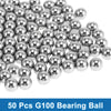 11.9mm Bearing Ball Steel G100 Silver Tone 50 pcs
