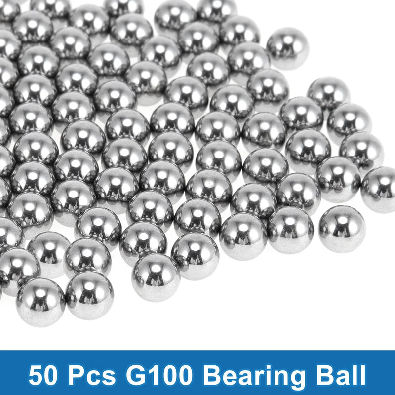 11.9mm Bearing Ball Steel G100 Silver Tone 50 pcs