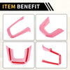 Jeep Wrangler JL JLU 2018-2024 - Pink Steering Wheel Cover Trims