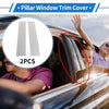 Chrysler Town Country (2008-2016) Silver Tone Door Pillar Window Trim