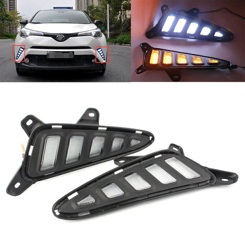 Toyota C-HR 2018 (2018) - 2 x Turn Signal Lamps LED Daytime Running Lights