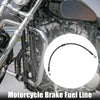 Make Model 50cm / 10mm / Motorcycle Braided Brake Clutch Hoses Black