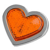 Car - Compatible with Various Models Heart Shaped Side Marker Light Assembly