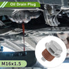 Car Motorcycle 2 x M16x1.5 Copper Oil Drain Plug with Gasket