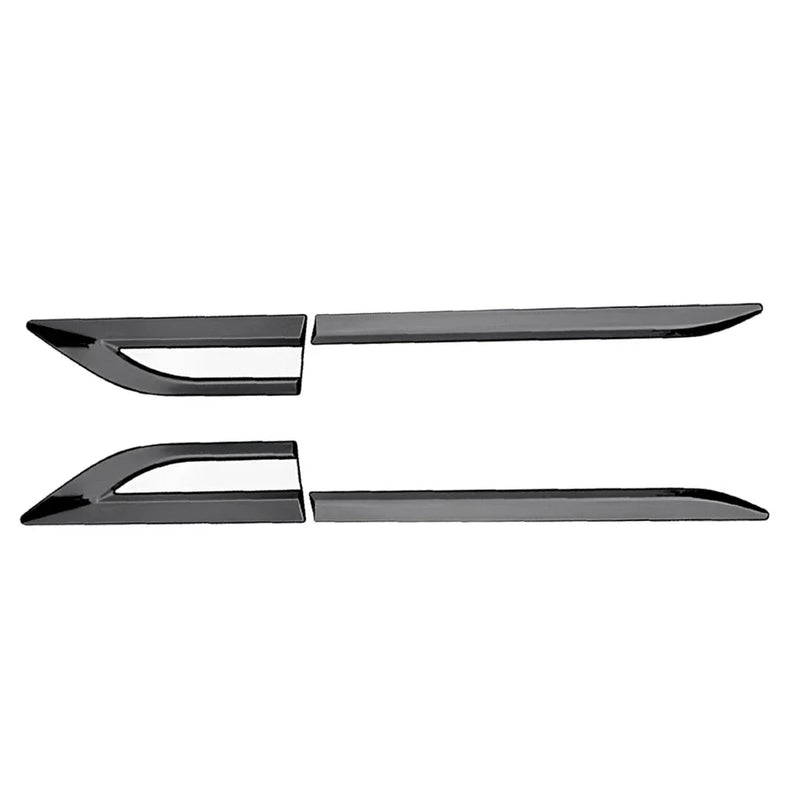 Universal Car Stainless Steel Front Door Side Fender Emblem Cover Trim