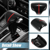 Honda CR-V (2017-2021) Black Red Gear Shift Knob Cover Sticker Trim