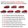 Mini Cooper R55 R56 R60 Carbon Fiber Look Rearview Mirror Cover (2007-2013)