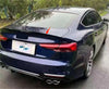 Audi A5 S5 B9 4-Door 2017-2022 Glossy Black Rear Trunk Spoiler Wing