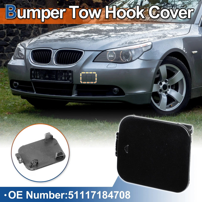 BMW 528i 535i 550i (2011-2016) Black Tow Hook Cover