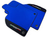 Lamborghini Aventador 2012-2022 with Alcantara Leather Blue Floor Mats