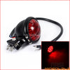 Harley Cafe Racer - Mini Bates Brake Red Lens Black LED Tail Lights