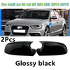 Audi A4 S4 A5 S5 RS4 RS5 Glossy Black OX Horn Mirror Cap (2011–2016)