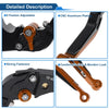 Honda CBR600RR 2007-2016 Black Orange Adjustable Brake Clutch Levers