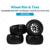 HSP 1:10 Monster Truck RC Car 4x Wheel Rim & Tires