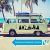 Camper Van Motorhome Caravan Adventure Vinyl Decal Sticker