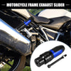 BMW R1250 Frame Exhaust Slider Anti-Collision Protector Blue