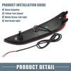 Hyundai Accent 2 x Rear Bumper Reflector LED Brake Lights Red (2012-2017)