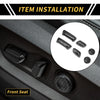 Toyota Tundra Carbon Fiber Seat Adjustment Button Cover (2014-2021)