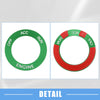 Dodge Charger Challenger Green Engine Start Button Sticker Aluminum Alloy
