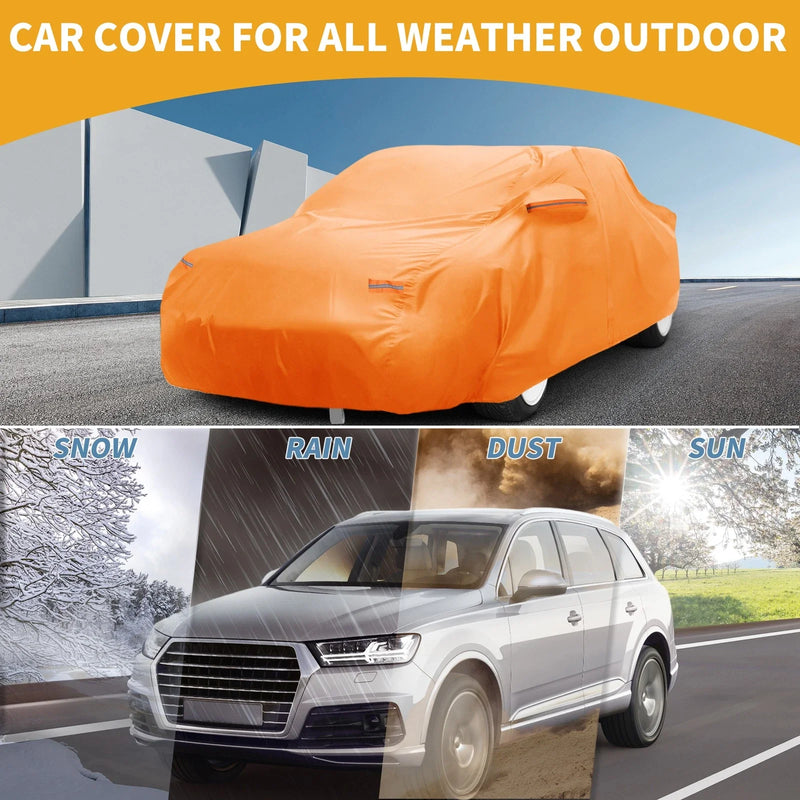 Mazda MX-5 Miata Waterproof Car Cover (210D-PU, Orange)