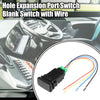 Toyota Alphard Hole Expansion Port Switch / 1 x Blank Switch with Wire