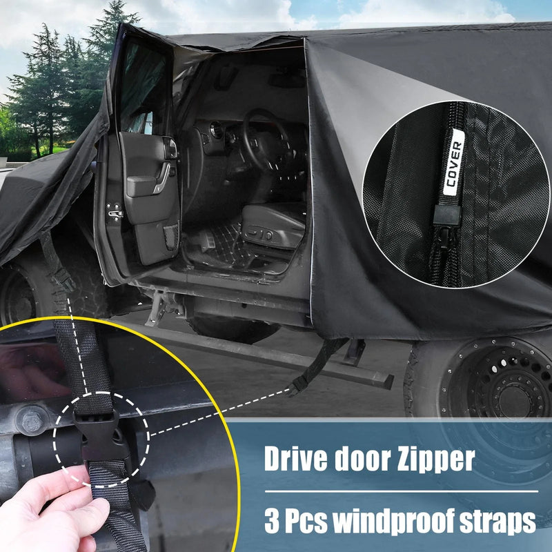 Jeep Wrangler JK JL Hardtop 4 Door Cab Car Cover (2007-2021)