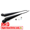 Toyota Corolla Sedan 1974-1981 Black Wiper Arm x2