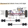 Ford Mustang, GMC Savana 1500 Front Stabilizer Sway Bar Links