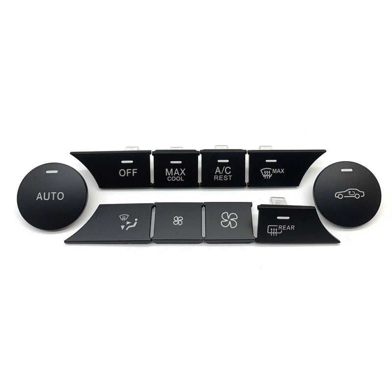 Mercedes Benz C GLK W204 C204 10 x A/C Control Switch Buttons (2010-2015)