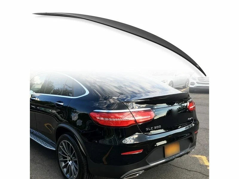 Mercedes Benz GLC C253 4D Carbon Fiber Look ABS Boot Spoiler (2015-2023)