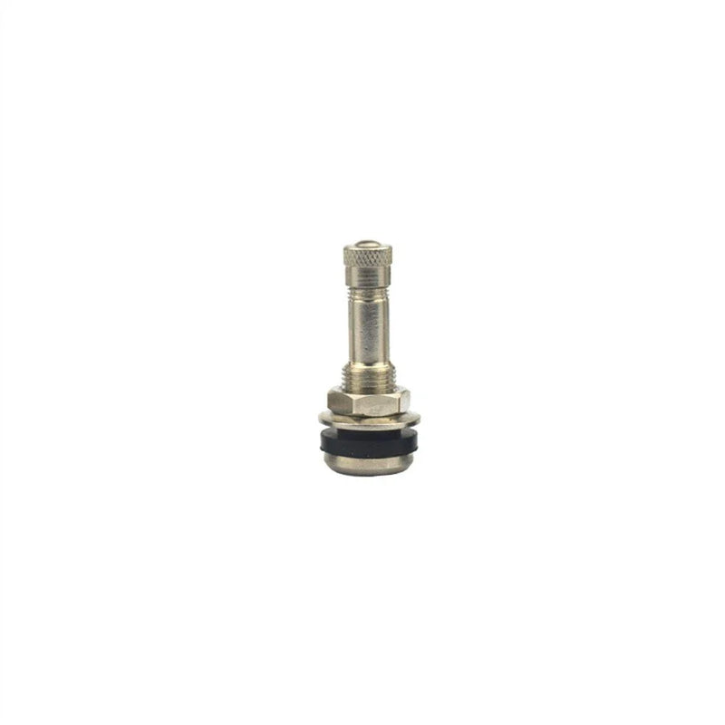 Tires Chrome Metal Tubeless Bolt-On Valve Stem 4 x