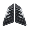 Audi A3 S3 Sportback Carbon Look Quarter Rear Window Louvers (2021–2024)